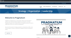 Desktop Screenshot of pragmatiumconsulting.com